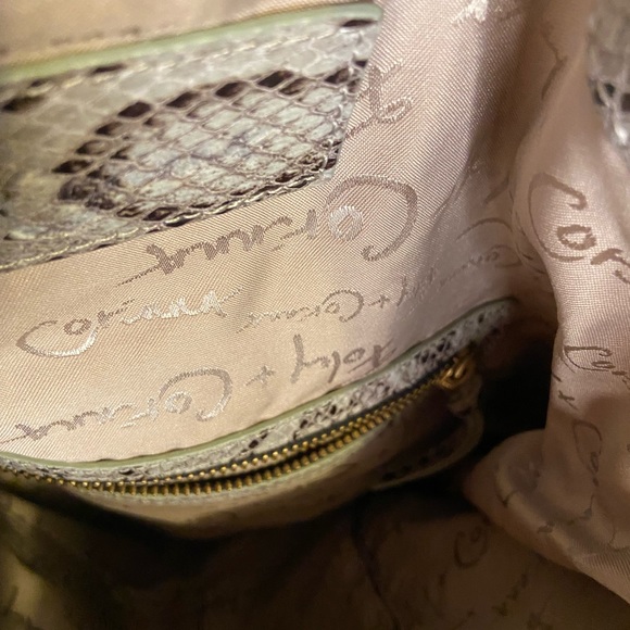 Foley and Corrina Crossbody Bag, snake print - Picture 4 of 5
